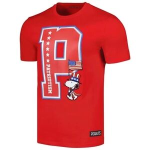 Peanuts Red logo patriot T-Shirt
